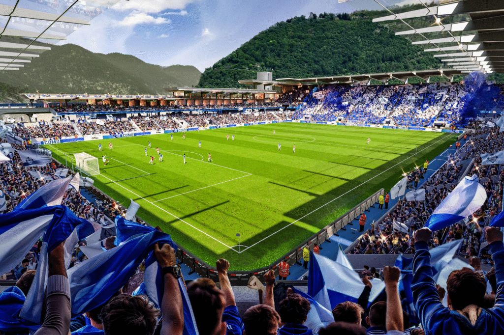 Como 1907 planea remodelar su pintoresco estadio.